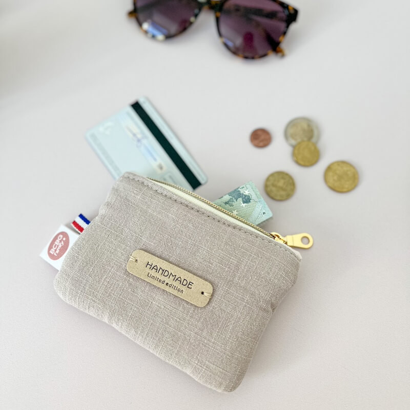 Porte-monnaie personnalisable Made in France