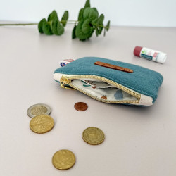 Porte-monnaie personnalisable doublure tracteur