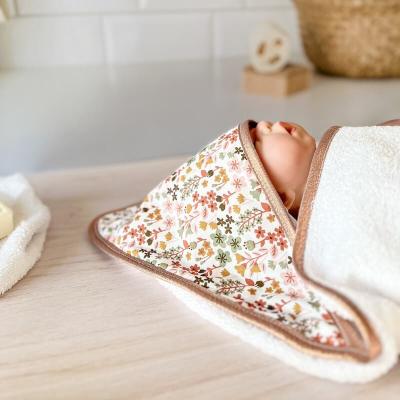 cape de bain personnalisée avec capuche