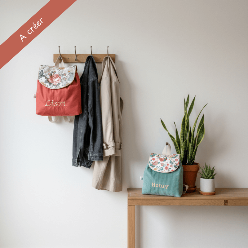 sac à dos personnalisable à composer soi-même