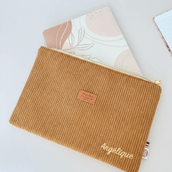 housse ordinateur portable personnalisable avec prénom