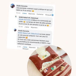 Pochette à langer nomade - avis cliente