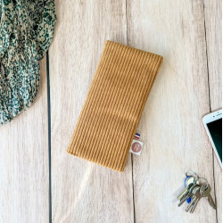 Livret de famille personnalisé "Velours ocre"