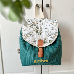 Exemple de sac maternelle personnalisé avec prénom en flocage