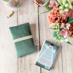 pochette pour livre avec élastique doré