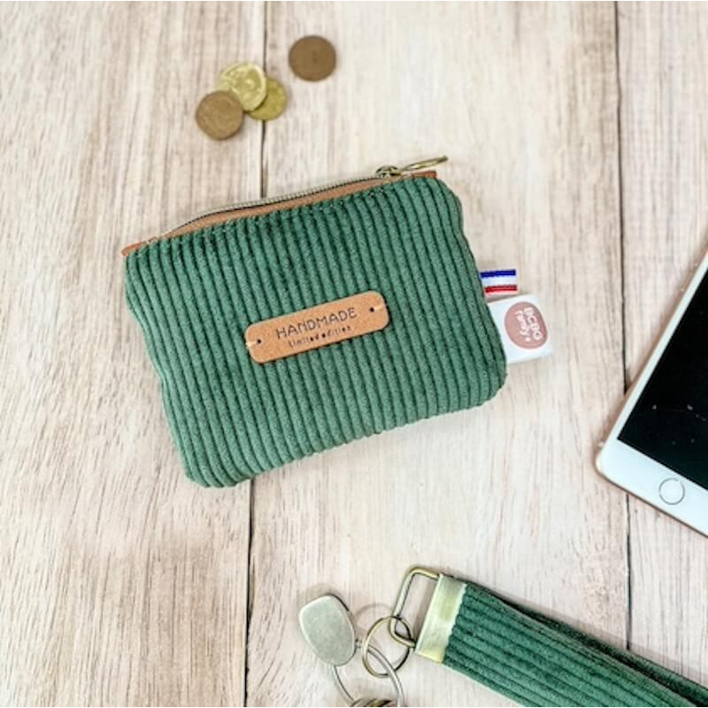 porte monnaie homme personnalisé avec prénom ou initiales