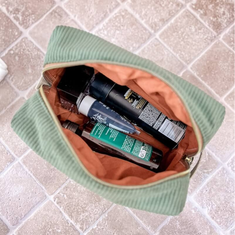 trousse de toilette homme personnalisable grande capacité idéal cadeau fête des pères