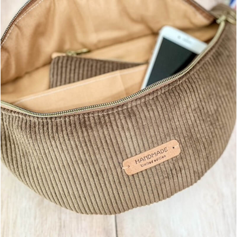 sac banane homme avec poche intérieure