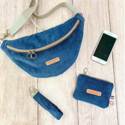 porte monnaie personnalisé homme avec banane et porte clé assorti