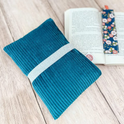 pochette pour livre avec élastique pailleté et possibilité de personnalisation