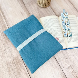 Pochette à livre pour roman broché et marque page assorti