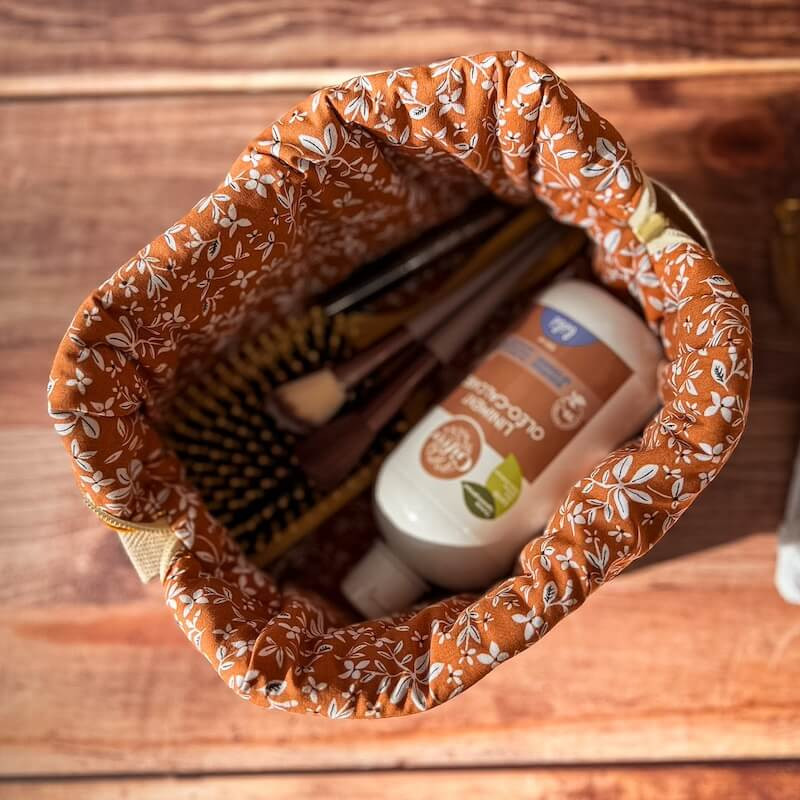 trousse de toilette personnalisable made in france avec velours français