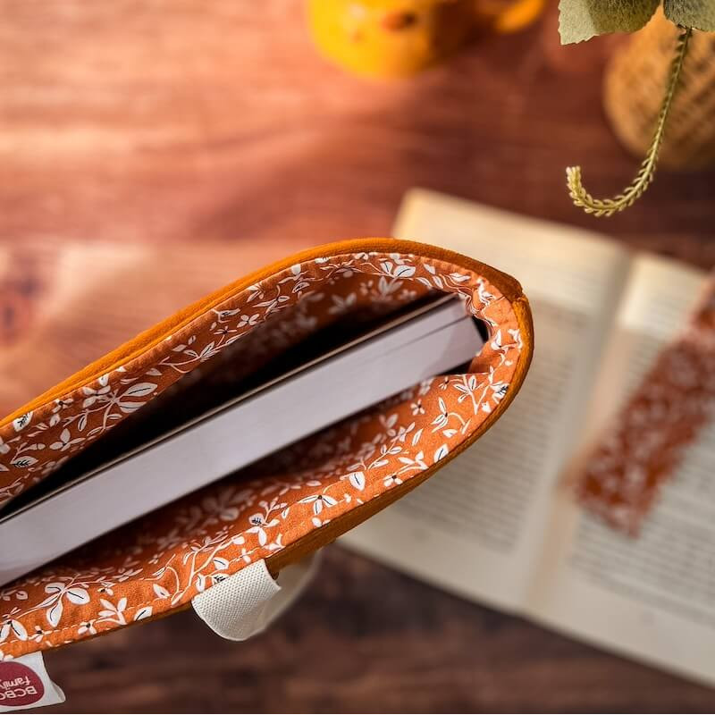 Pochette à livre doublure fleurie